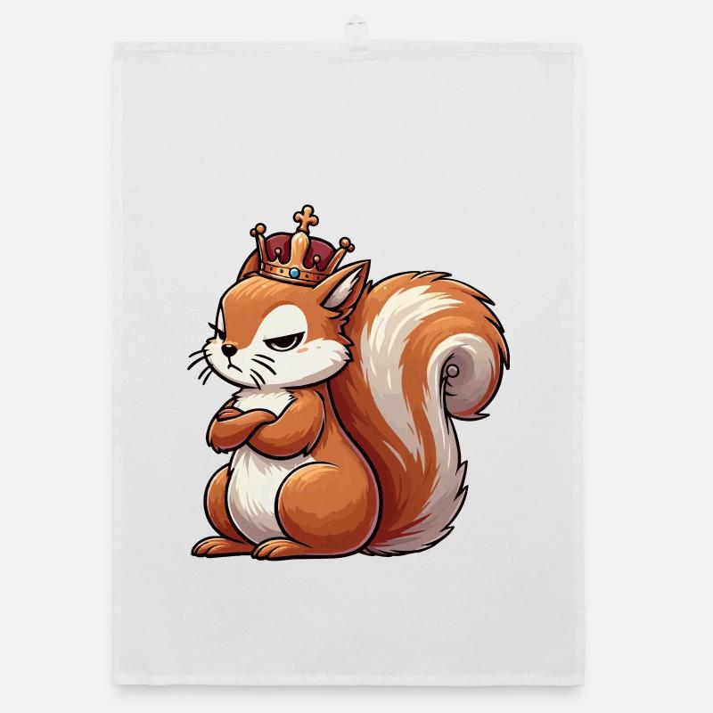 Squirrel Squirrel Squirrel Lover Rodent Organic dish towel