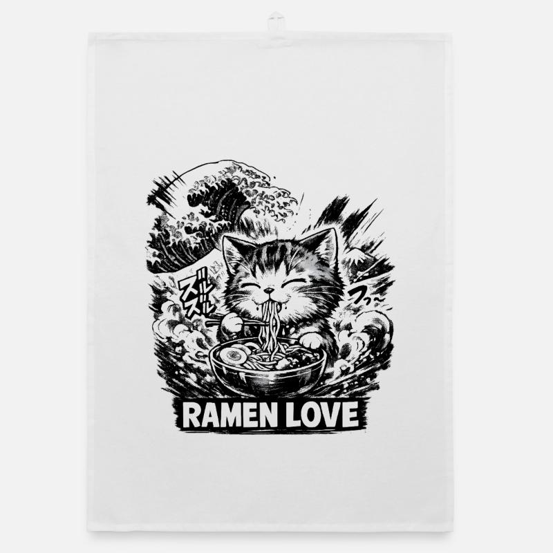 Ramen Love Organic Geschirrtuch