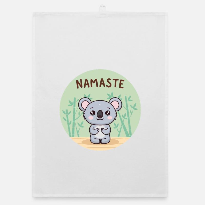 Koala Namaste Zen Circle Organic dish towel