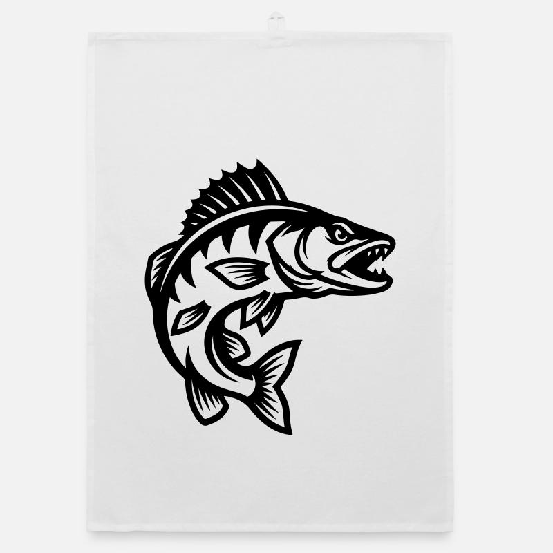 Pike Fish Organic dish towel