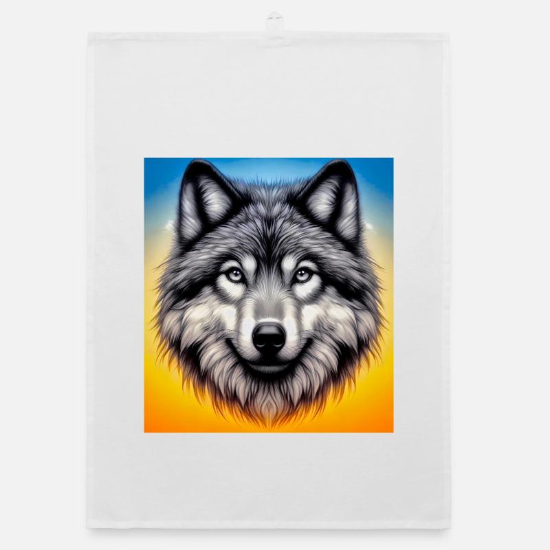 Wolf Organic Geschirrtuch