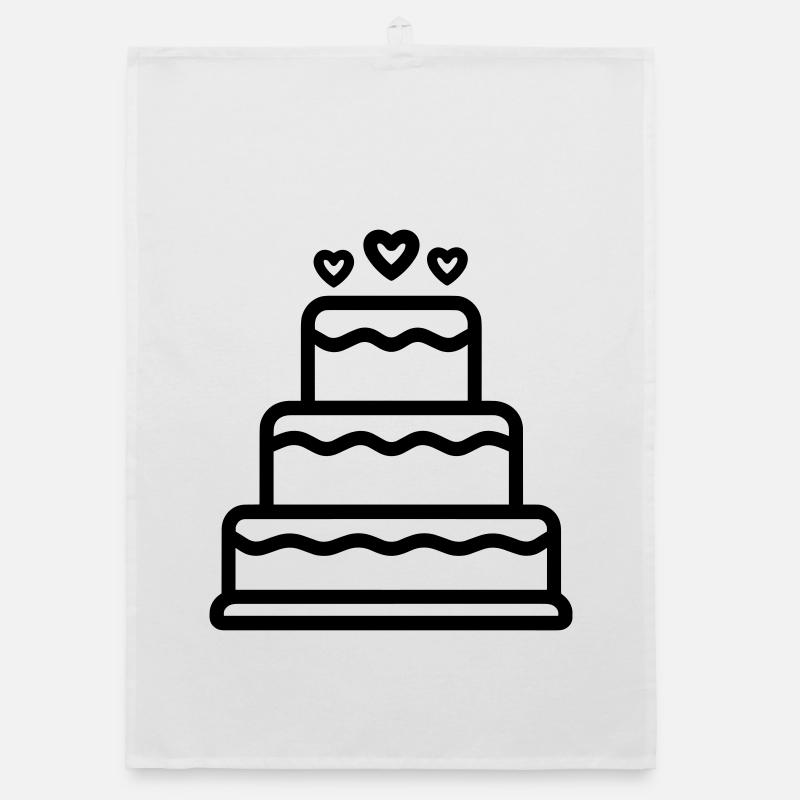 gâteau d'anniversaire  Torchon bio