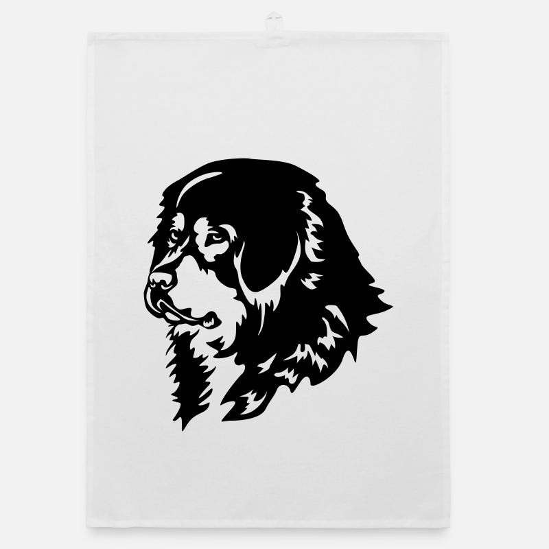 Tibetan Dog Head Organic dish towel