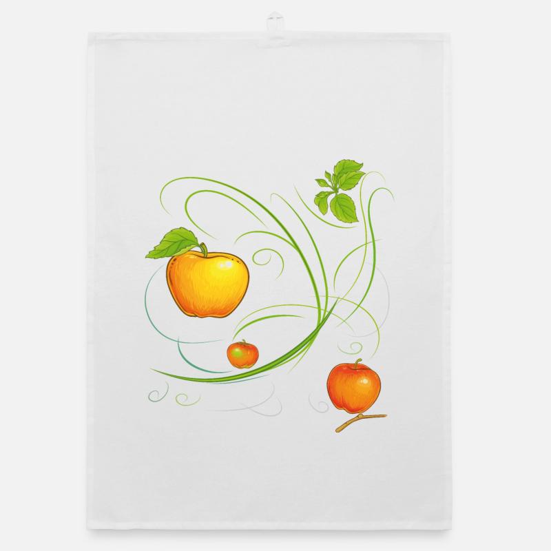 Äpfel, Obst Organic Geschirrtuch