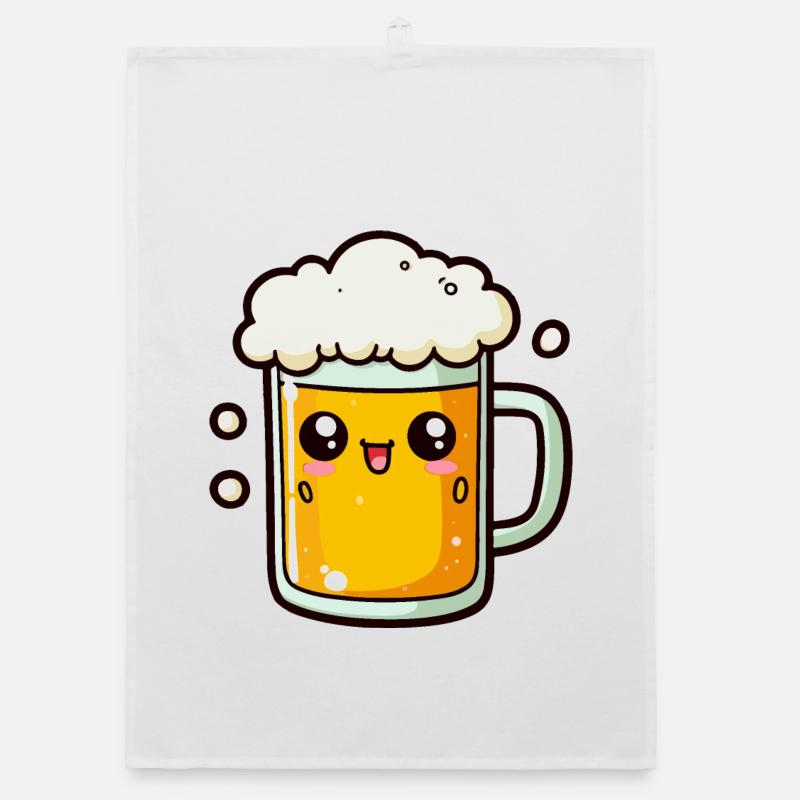 Comic Bier Organic Geschirrtuch