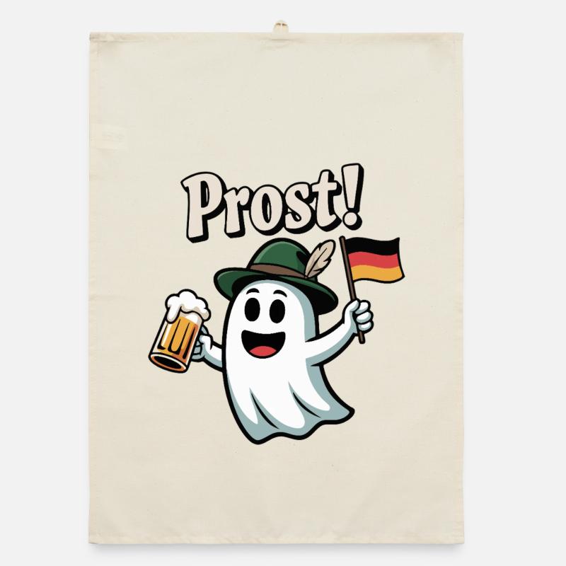 Cheers Ghost Organic dish towel