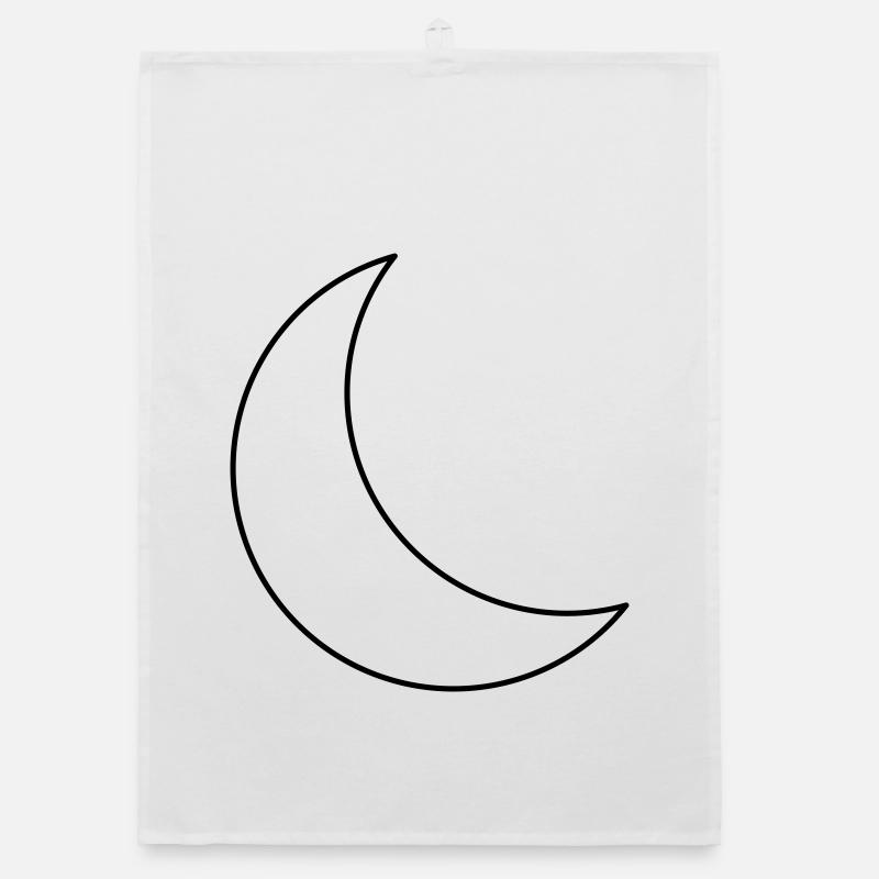 Moon / Crescent Moon Organic dish towel