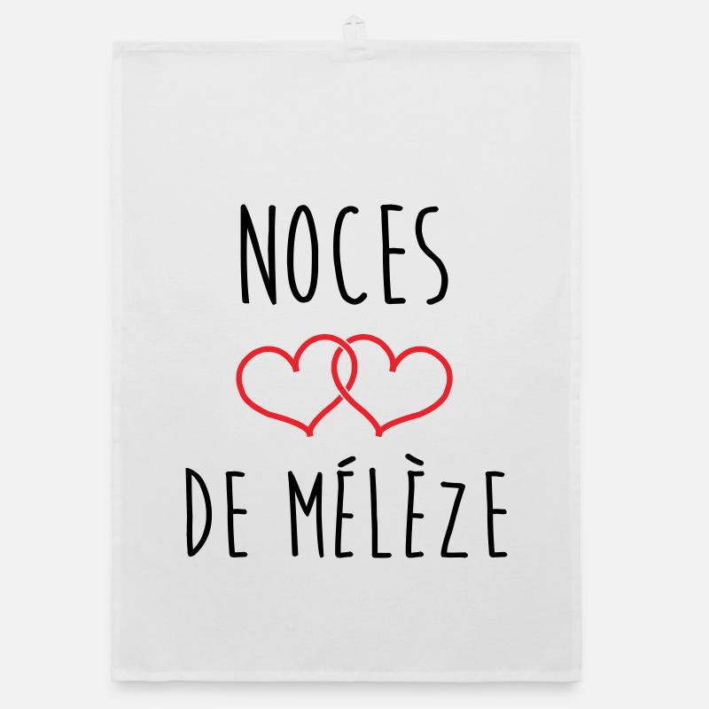 Larch Wedding 69 Jahre Ehe Organic Geschirrtuch