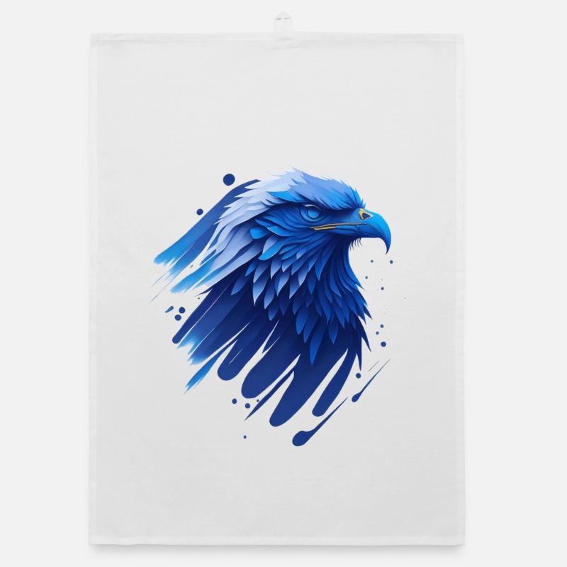 Blauer Adler  Organic Geschirrtuch