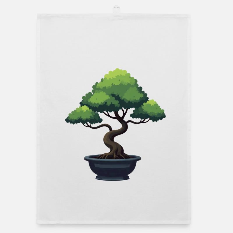 Bonsai Tree Organic dish towel