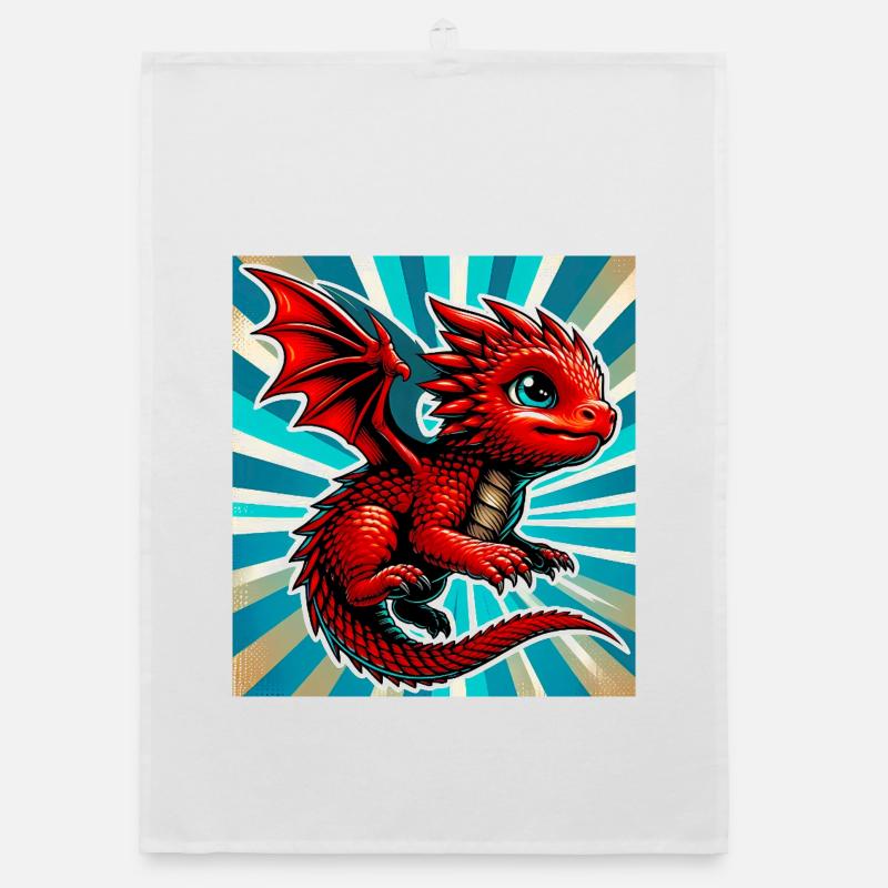 dragon Organic dish towel