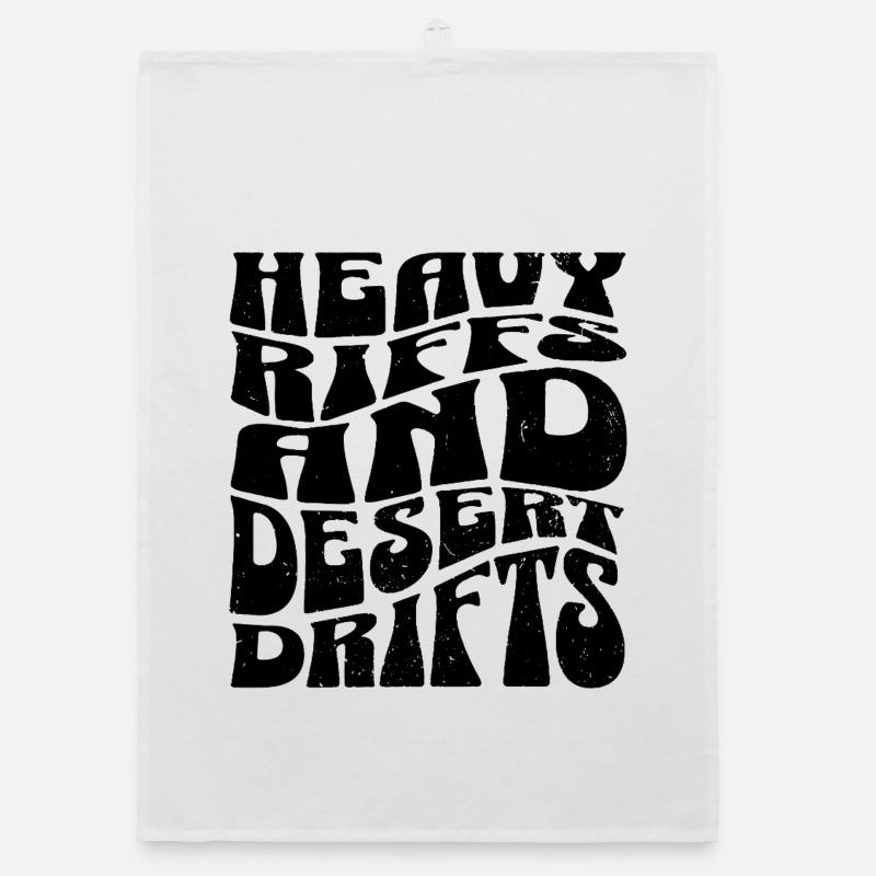 Heavy Riffs & Desert Drifts Organic dish towel