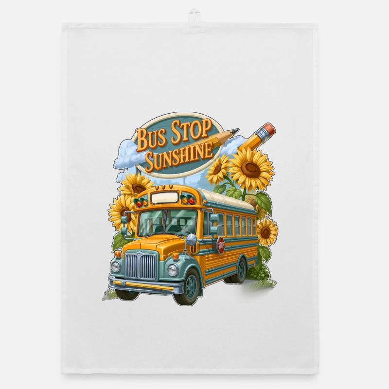 Arrêt de bus Sunshine Torchon bio