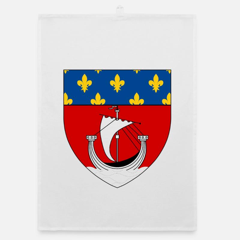 Blason héraldique de Paris Torchon bio