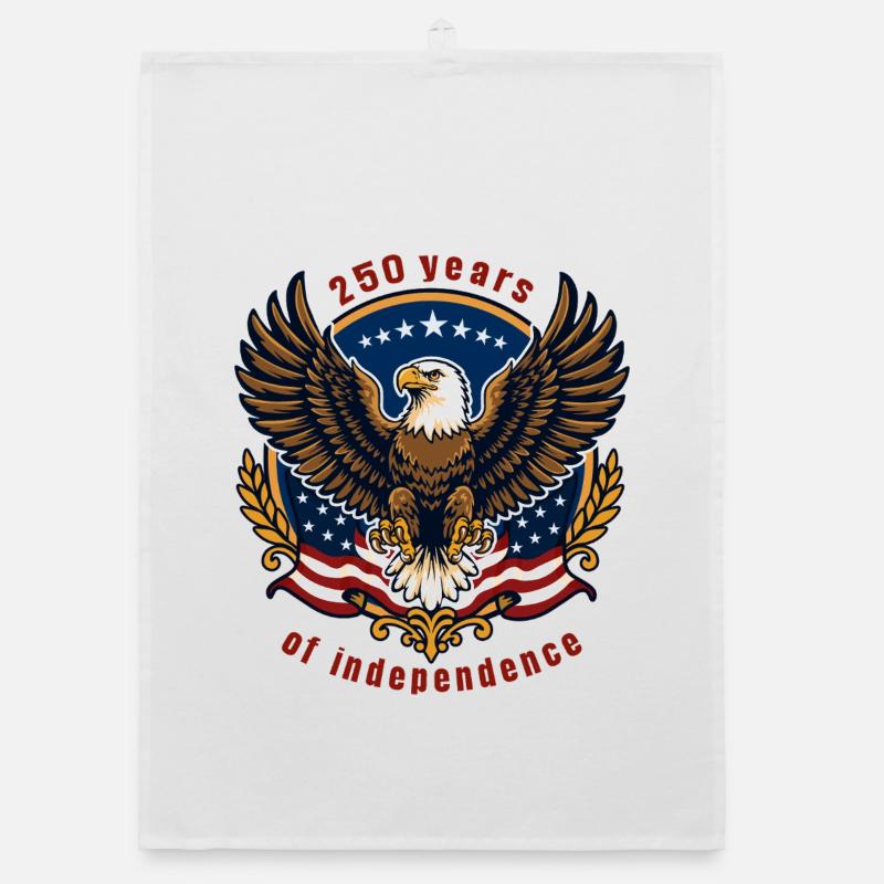 Aigle de la Liberté 250 ans Torchon bio