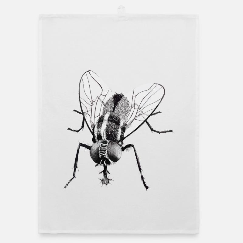 Black Bow Tie Organic dish towel