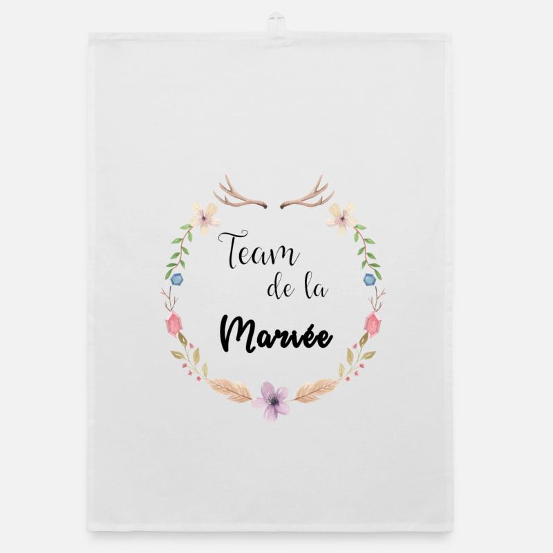 team de la mariée boho Torchon bio