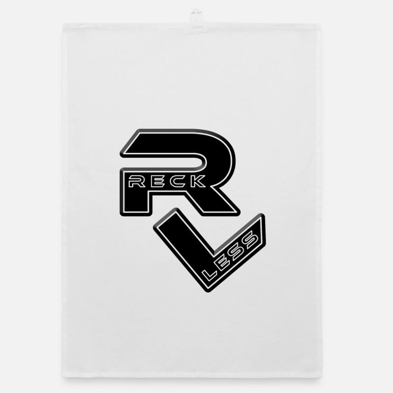 Reckless Gewinner leichtsinnig Sieger Erster Organic Geschirrtuch