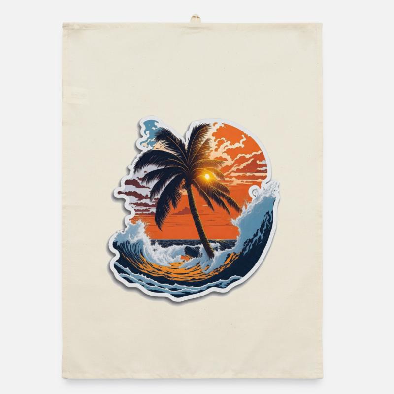 Sunset Organic Geschirrtuch