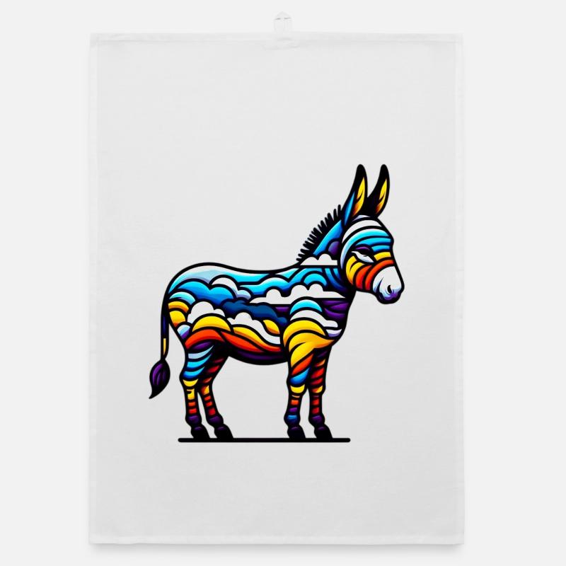 Donkey, Pacifier, Mule Organic dish towel