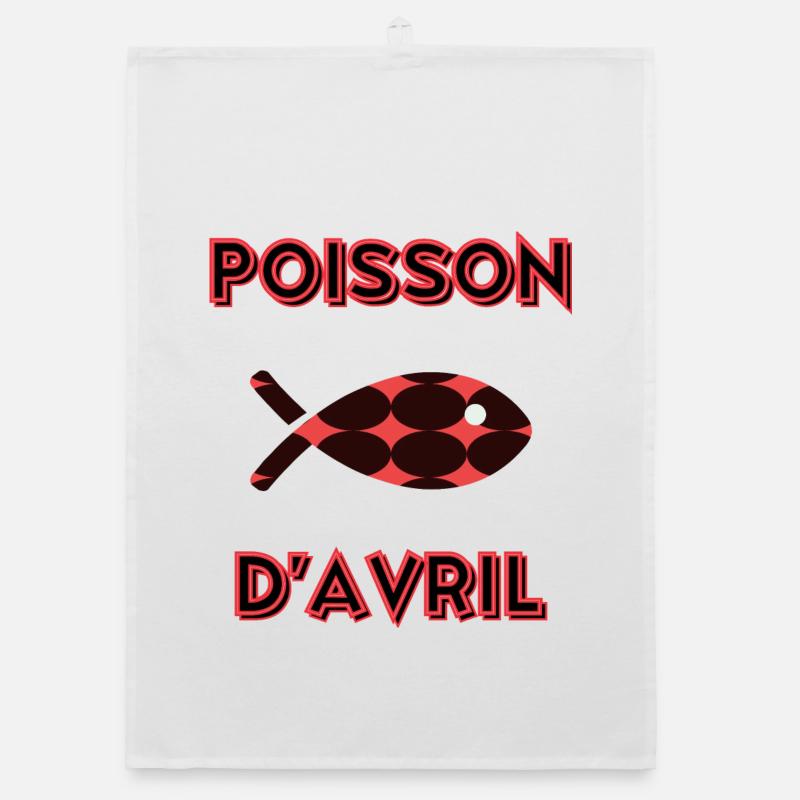 POISSON. POISSON D'AVRIL Torchon bio