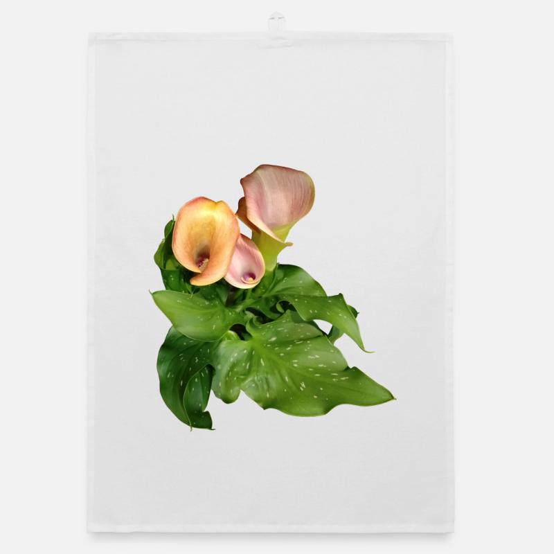 Fleurs de Calla en vert Torchon bio