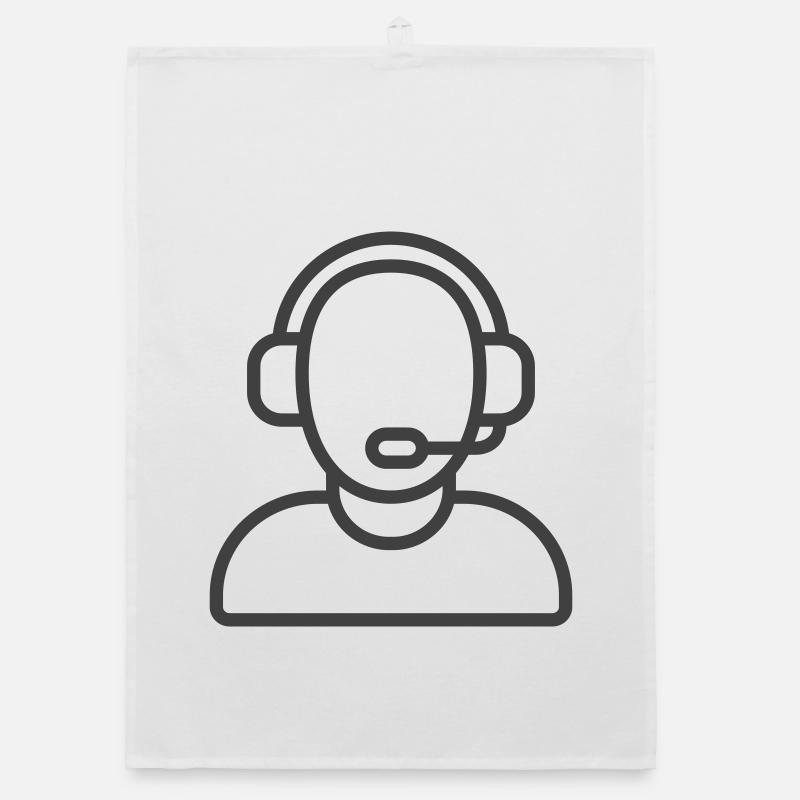 Logo de l’icône du support d’assistance Torchon bio