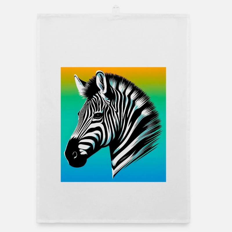 zebra Organic dish towel