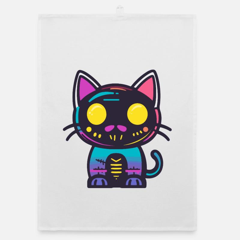 Chat Halloween Chat Torchon bio