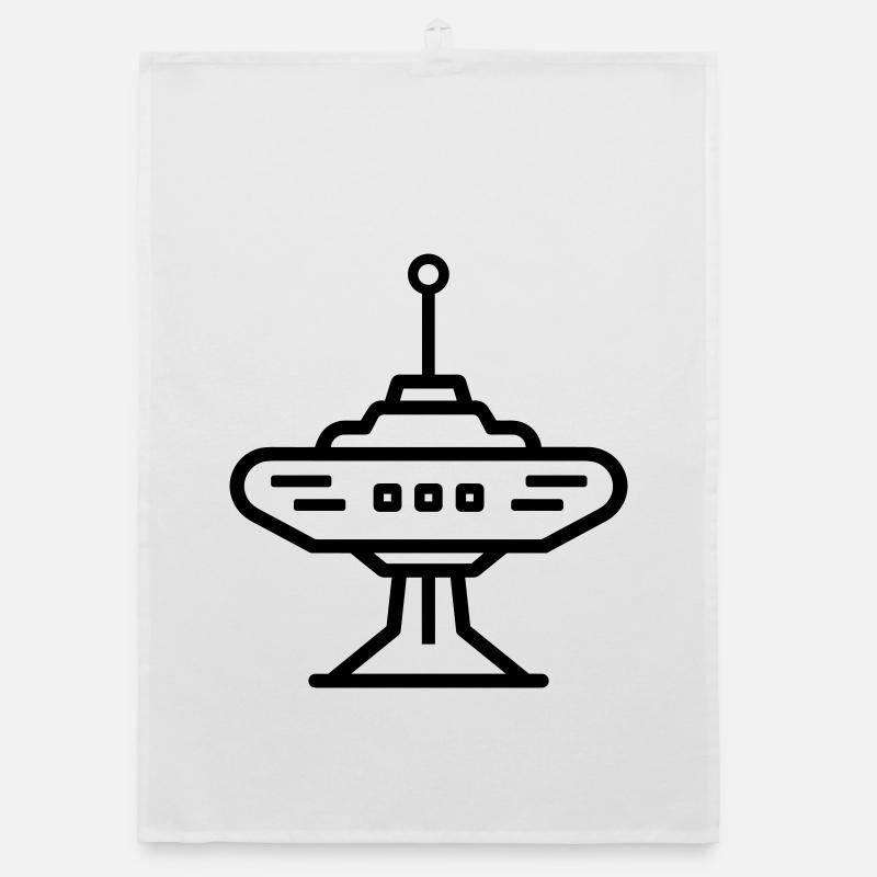 space station Organic dish towel