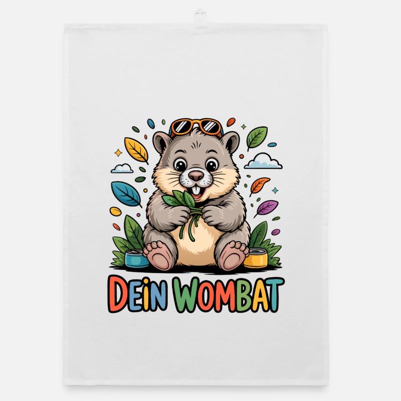 Dein Wombat Organic Geschirrtuch