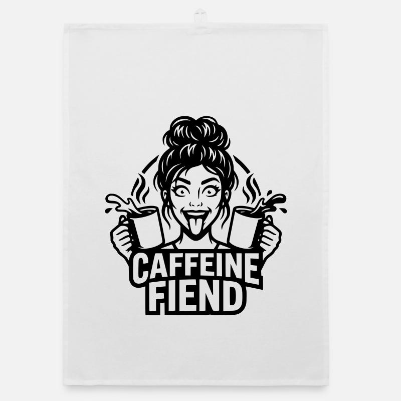 Caffeine Fiend Organic Geschirrtuch