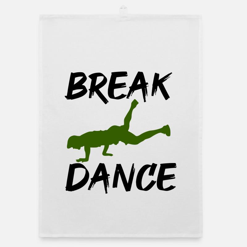 Breakdance Organic Geschirrtuch