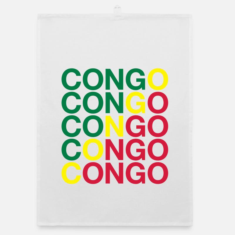 CONGO Flag Congo Torchon bio