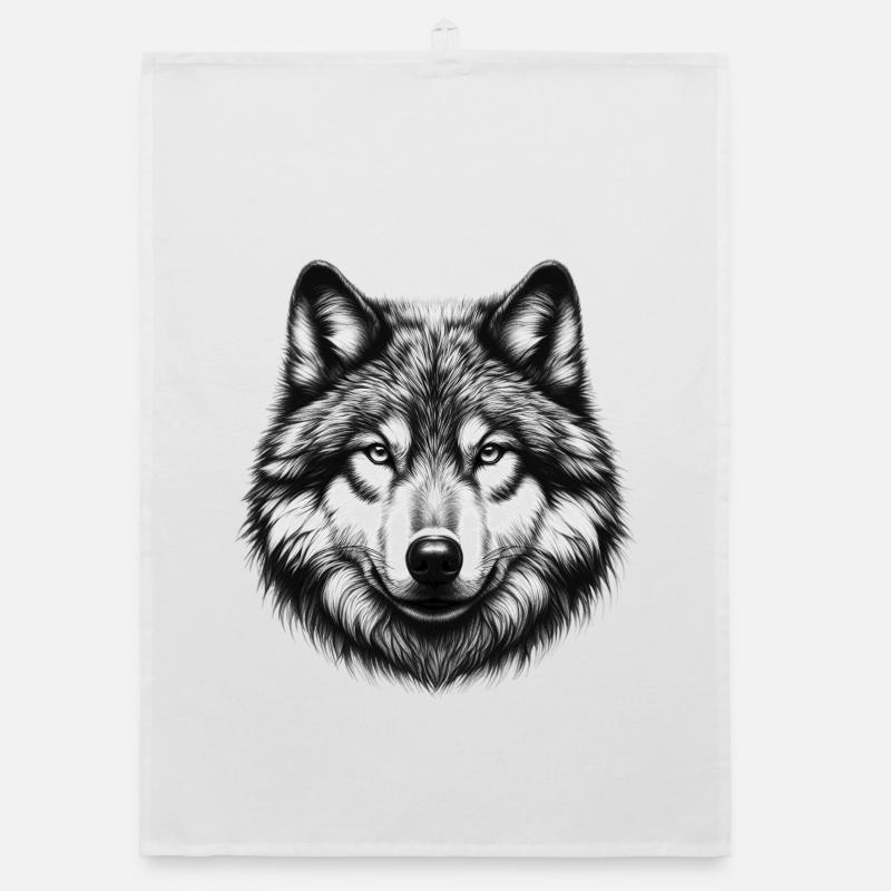 Wolf Organic Geschirrtuch