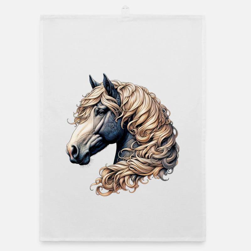 Pferd Organic Geschirrtuch
