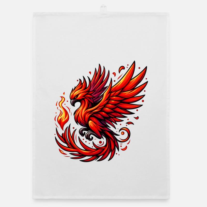 Red Phoenix Organic dish towel