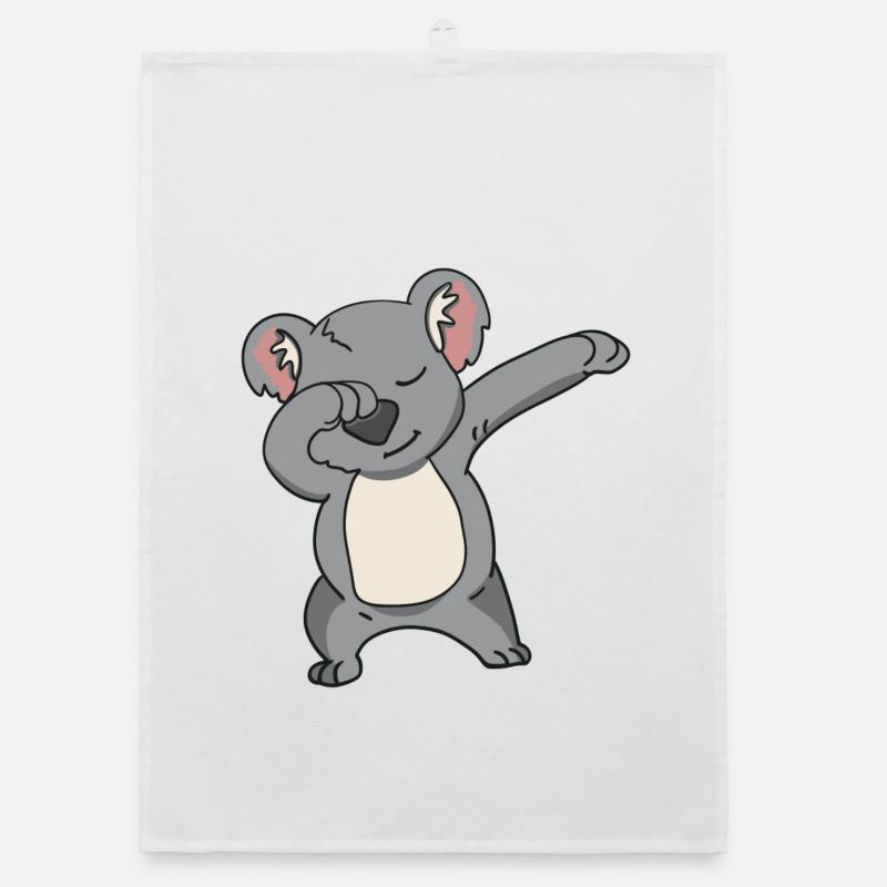 Dabbing Koala Organic Geschirrtuch