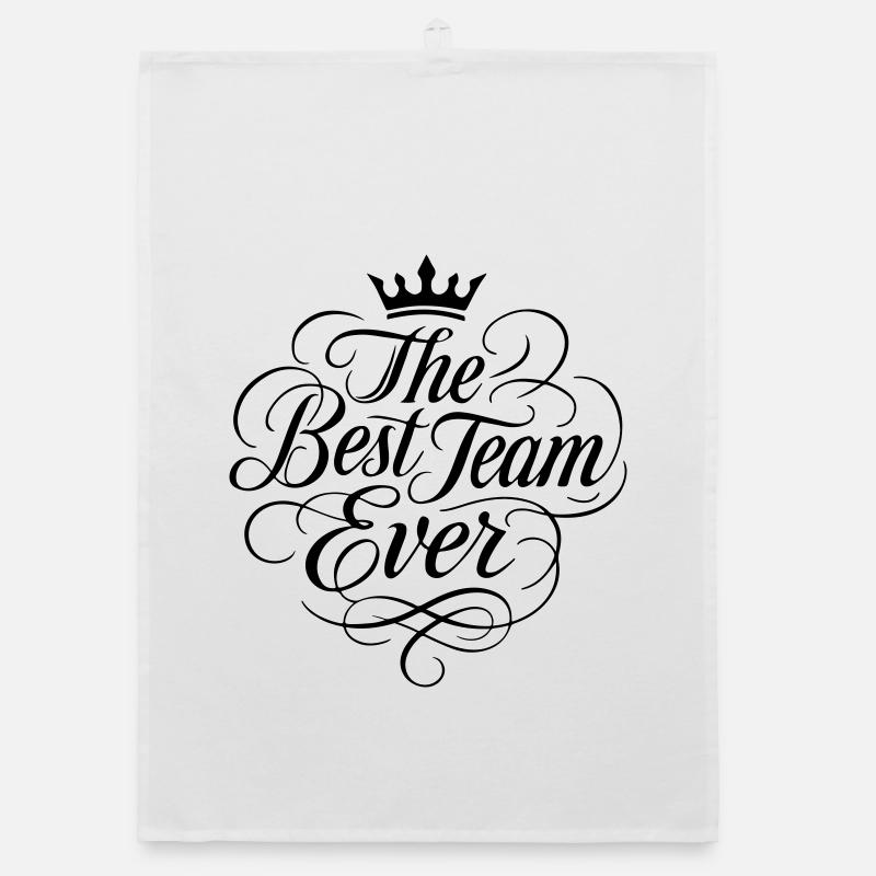 Das Beste Team Ever Organic Geschirrtuch