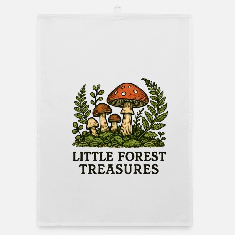Petit Trésor de la Forêt Paradis des Champignons Torchon bio