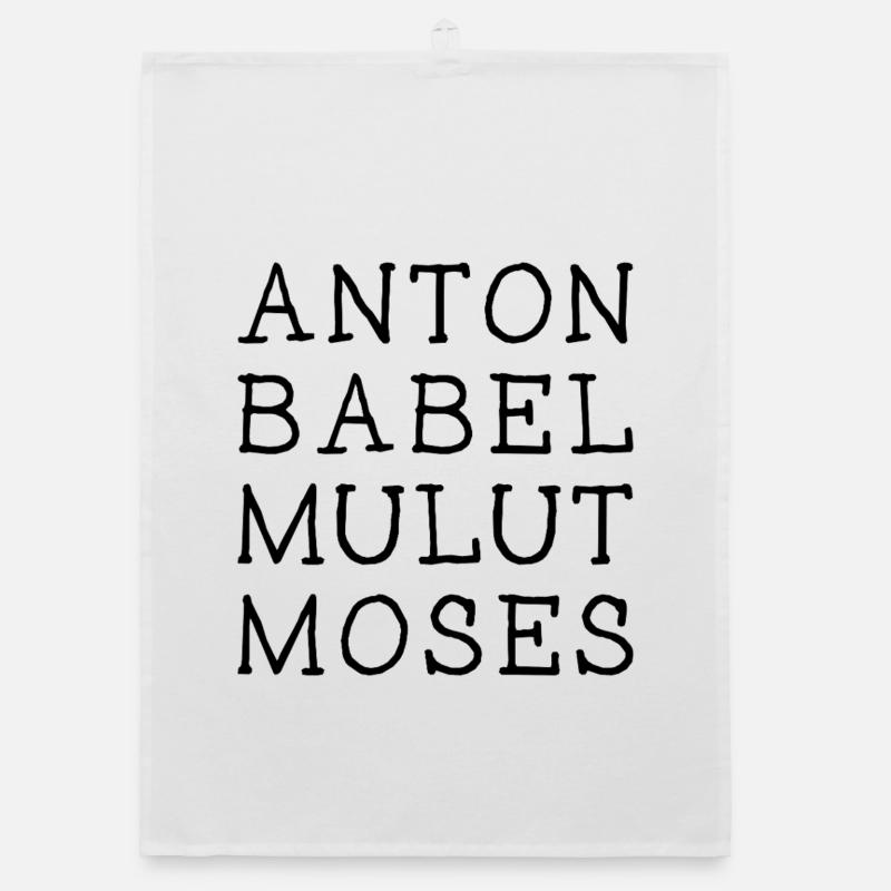 ANTON BABEL MULUT MOÏSE - Sort Torchon bio