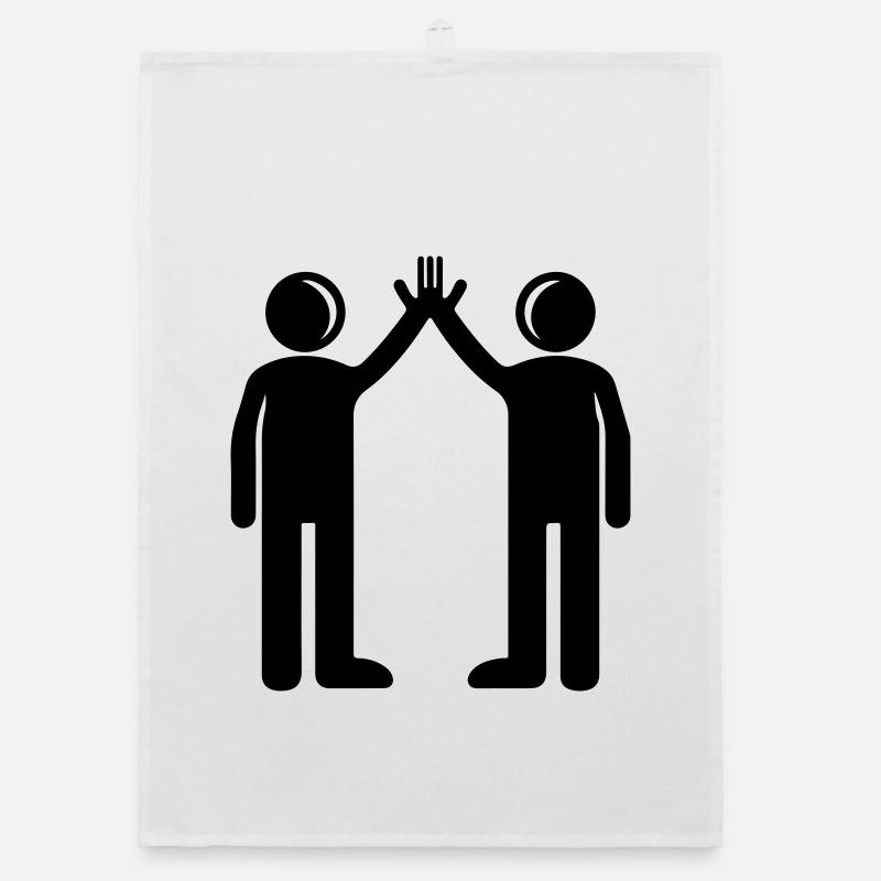 Freundschaft Beste Freunde Organic Geschirrtuch