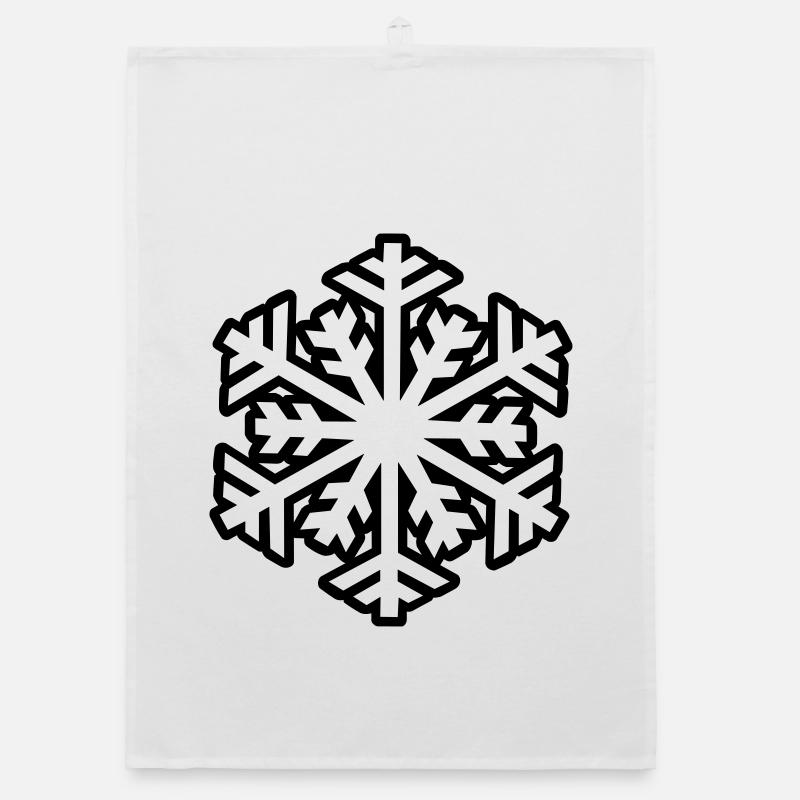 snowflake Organic dish towel