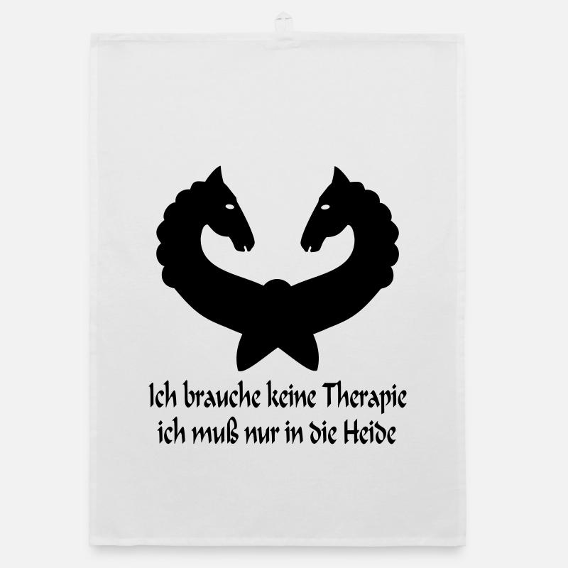 Lüneburger Heide Pferde Organic Geschirrtuch