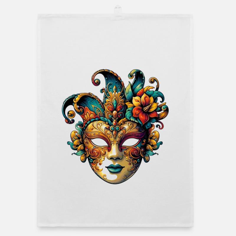 Masque du Carnaval de Venise Torchon bio