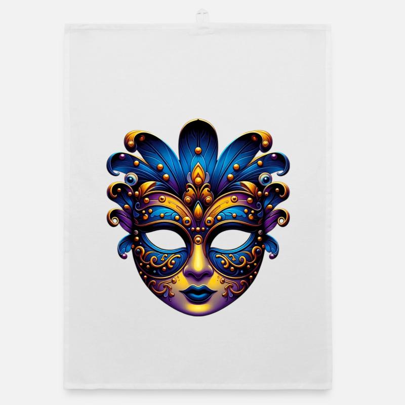 Masque du Carnaval de Venise Torchon bio