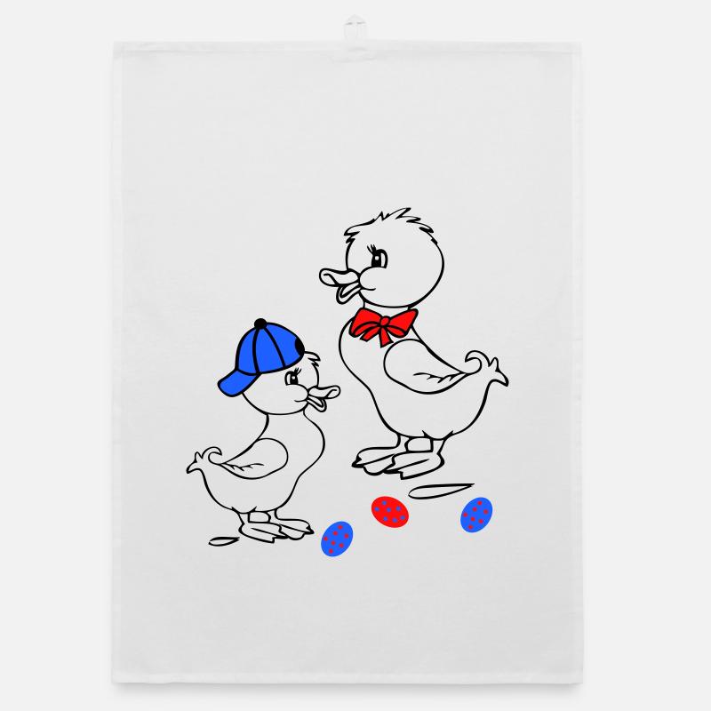 Easter Organic dish towel