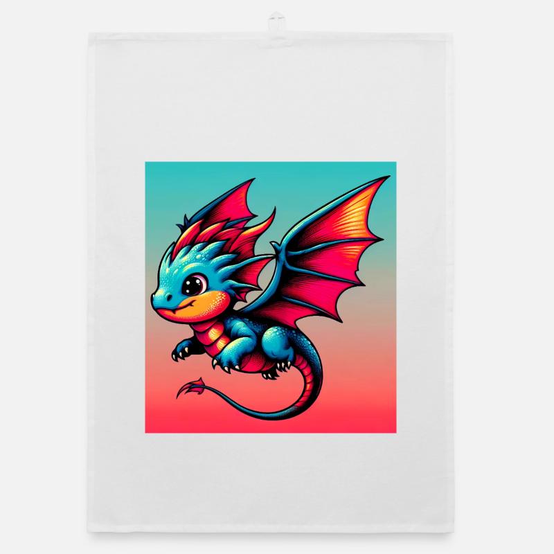 Drache Organic Geschirrtuch