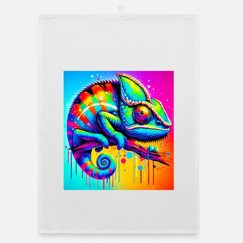 chameleon Organic dish towel
