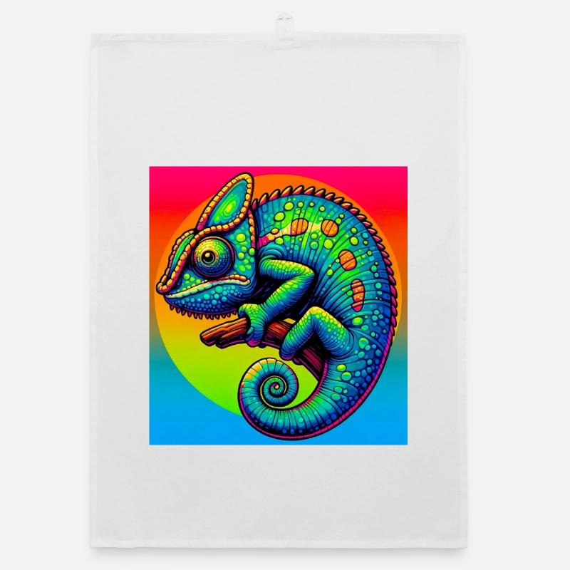 caméléon Torchon bio